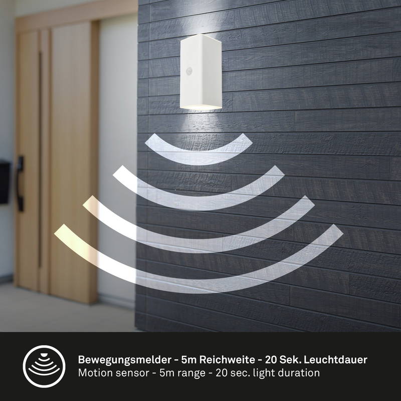 Briloner Akku-Außenwandleuchte