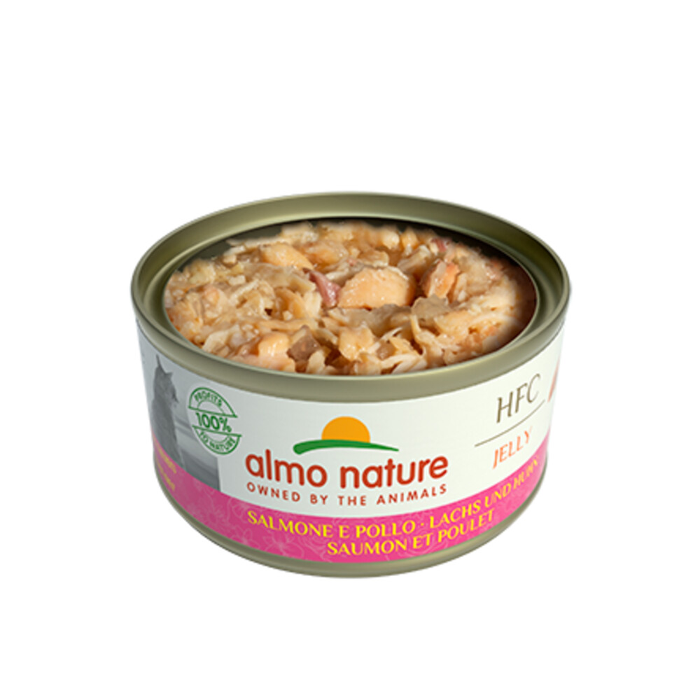 Almo Nature HFC Jelly Kattenvoer Nat Zalm & Kip70 gr