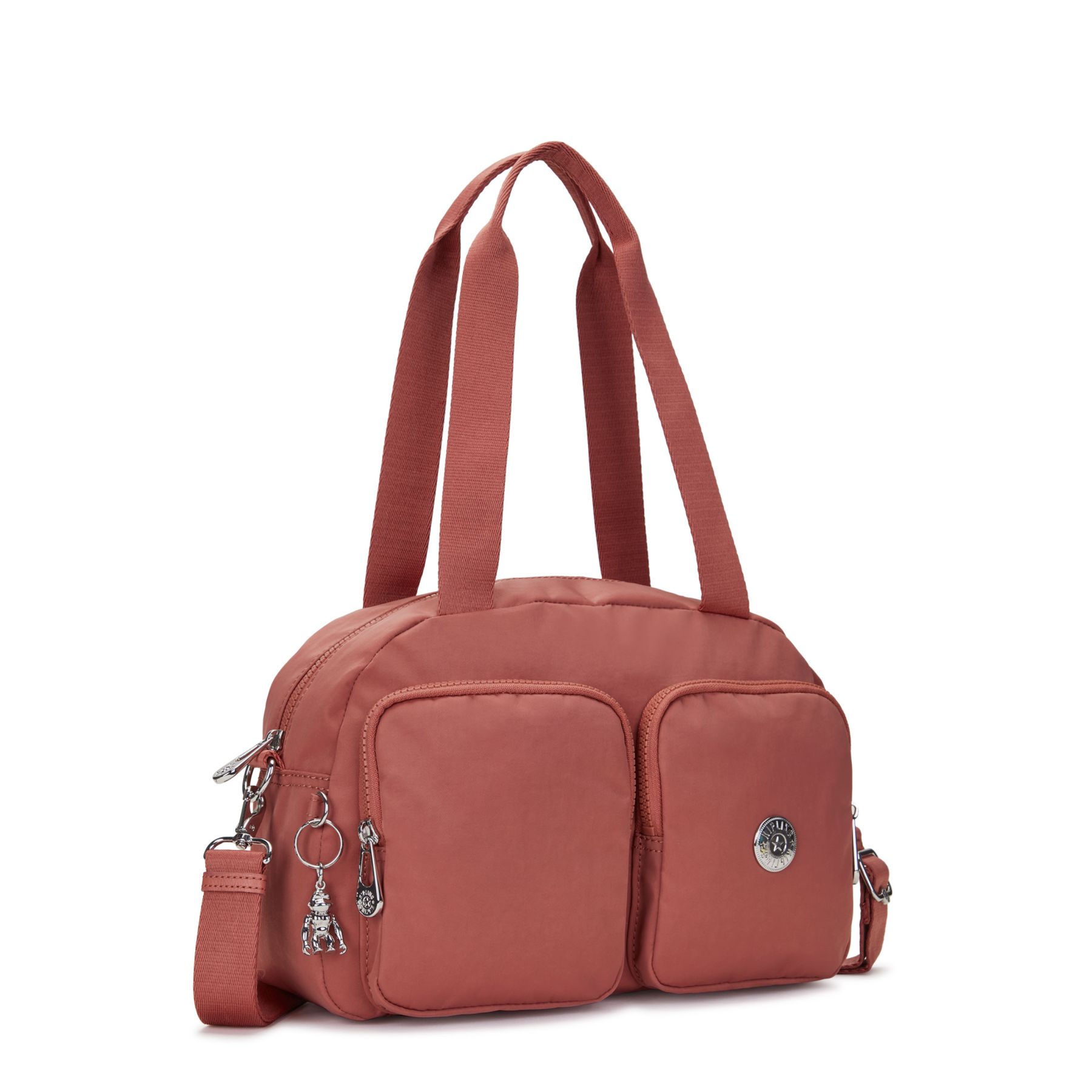 COOL DEFEA Sac Épaule Taille Moyenne avec Sangle Détachable - Grand Rose