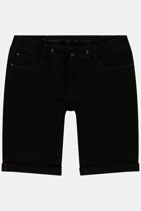 Jeans-Bermuda, bequem geschnitten, Elastikbund, 5-Pocket, bis Gr. 70