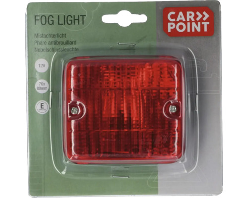 Mistachterlicht 70 x 80 mm voor aanhangers