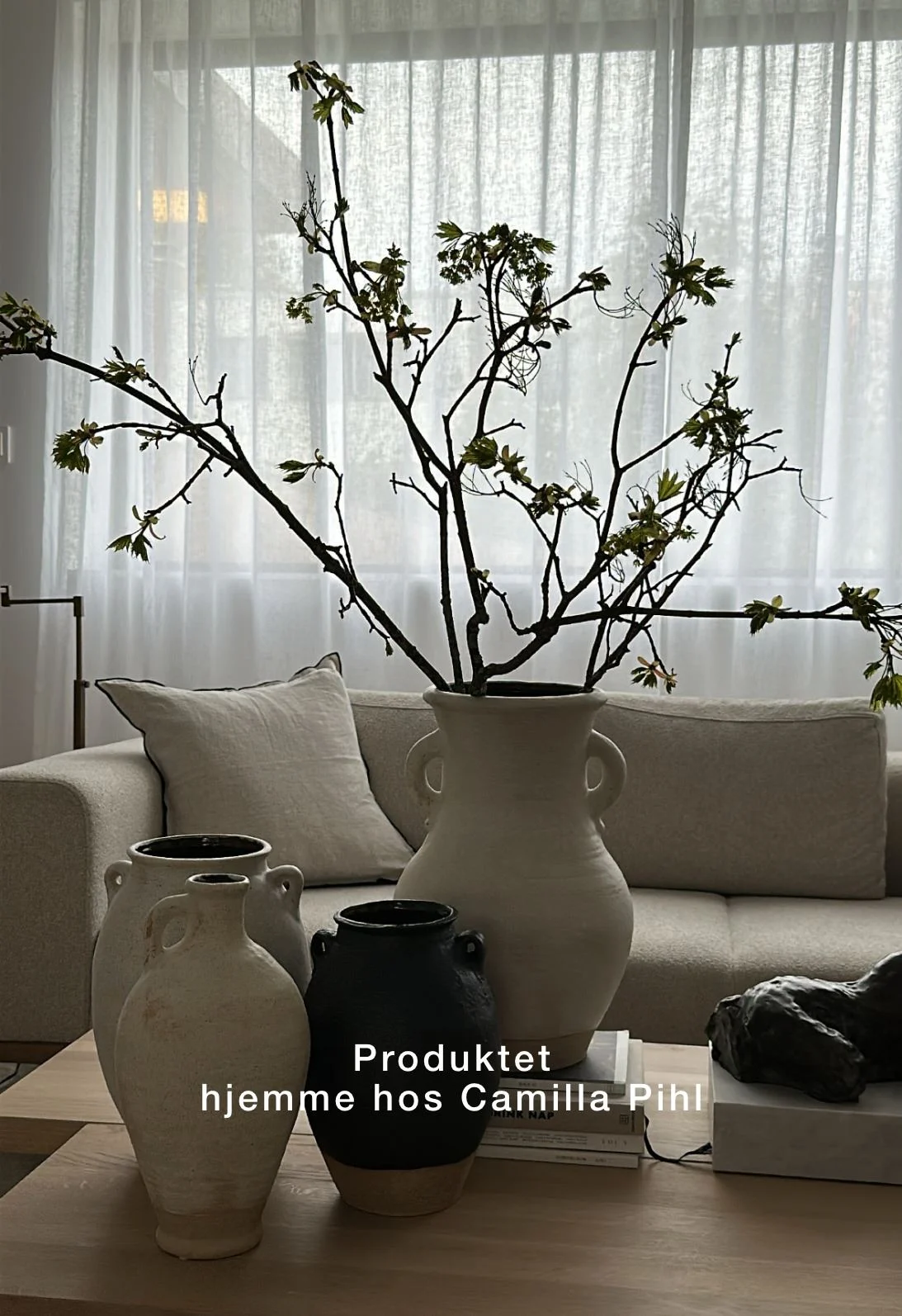 Krukke offwhite - 27,5x27,5x41 cm