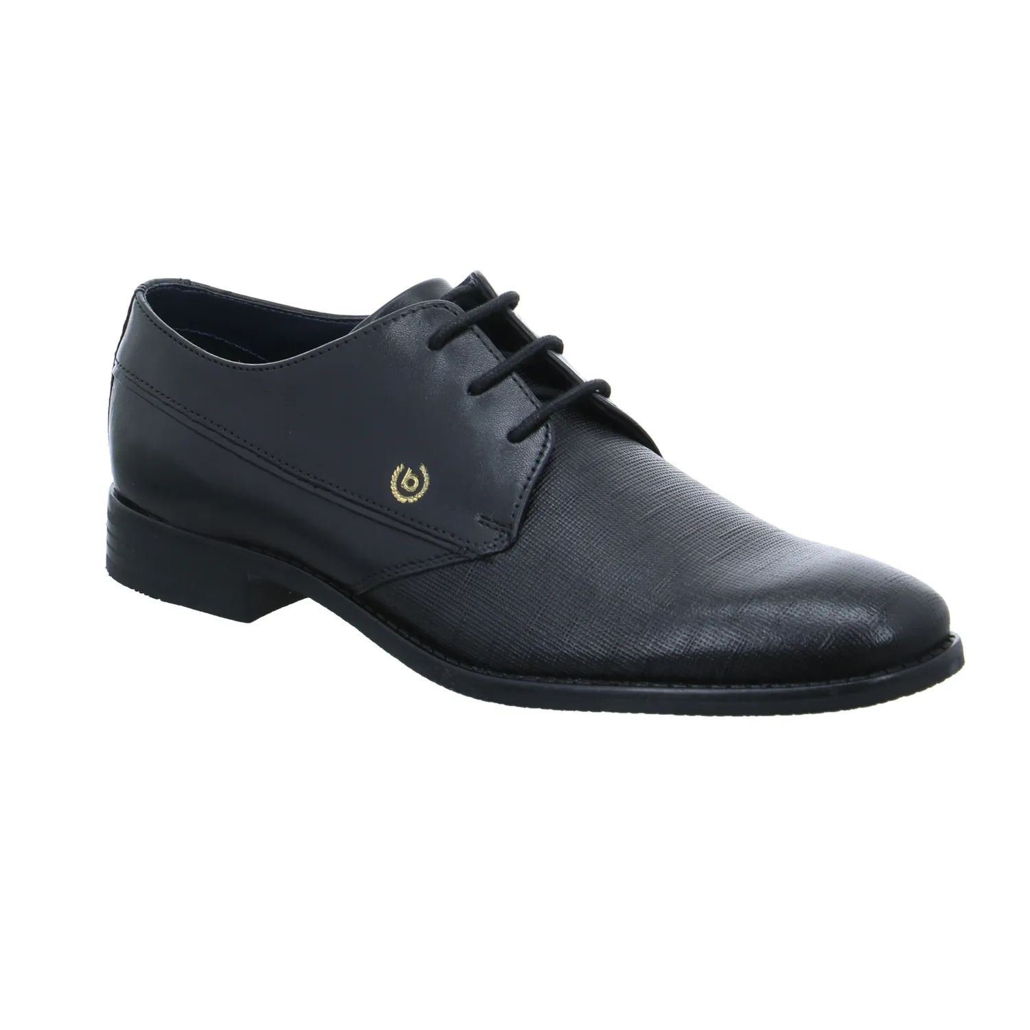 BUGATTI SHOES Halbschuh-City Schwarz Leder