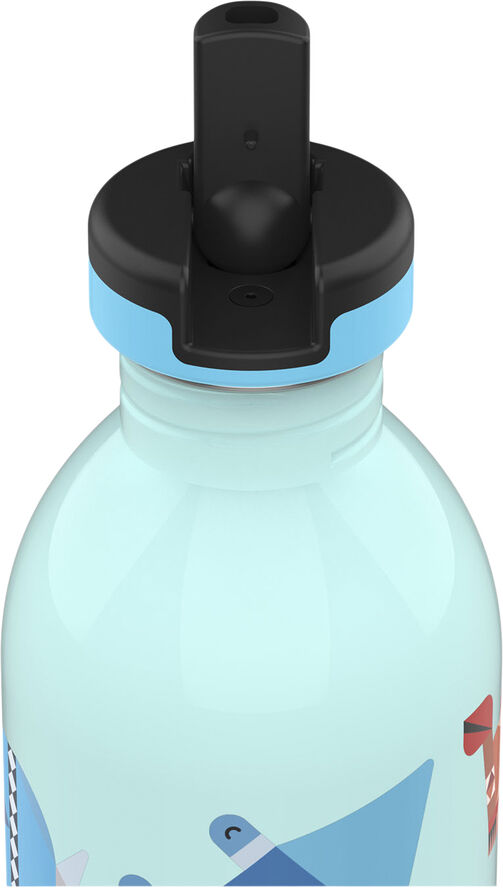 24Bottles Drikkeflaske - Urban Bottle - Sea Friends - w. Sports Lid - Lyseblå