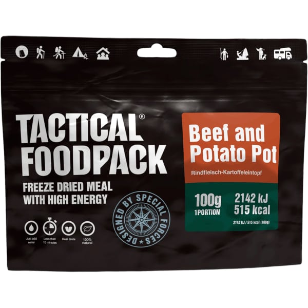 Repas lyophilisé TACTICAL FOODPACK FOODPACK BEEF AND POTATO POT 100G