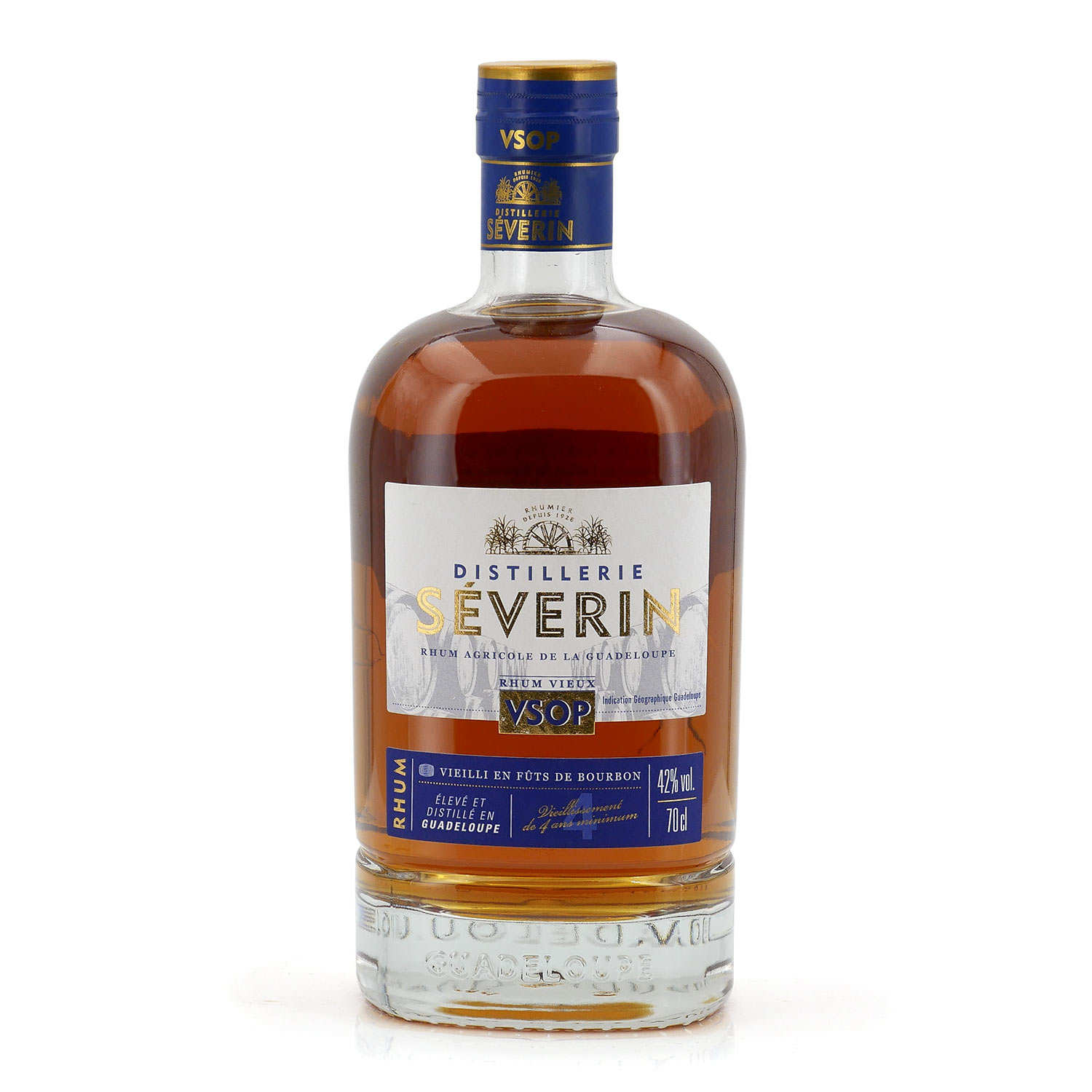 Rhum agricole Domaine de Séverin VSOP - 4 ans - 42% (Guadeloupe)