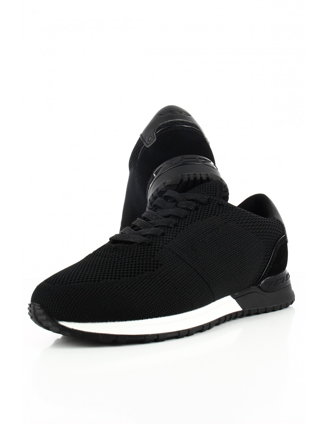 v07 Baskets de ville homme milan knit preto noir