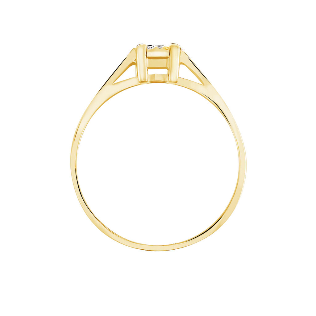 Bague Sandrine Or Jaune Diamant
