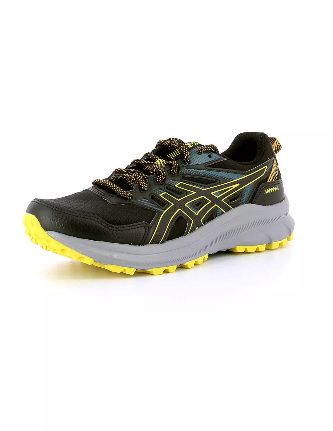 ASICS TRAIL SCOUT 2 - Baskets BLACK/GOLDENYELLOW
