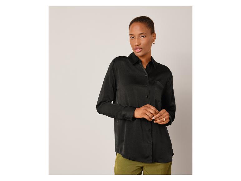 Satijnen dames blouse