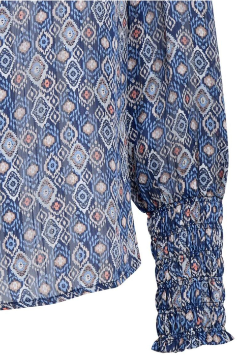 Peppercorn blauwe dames blouse