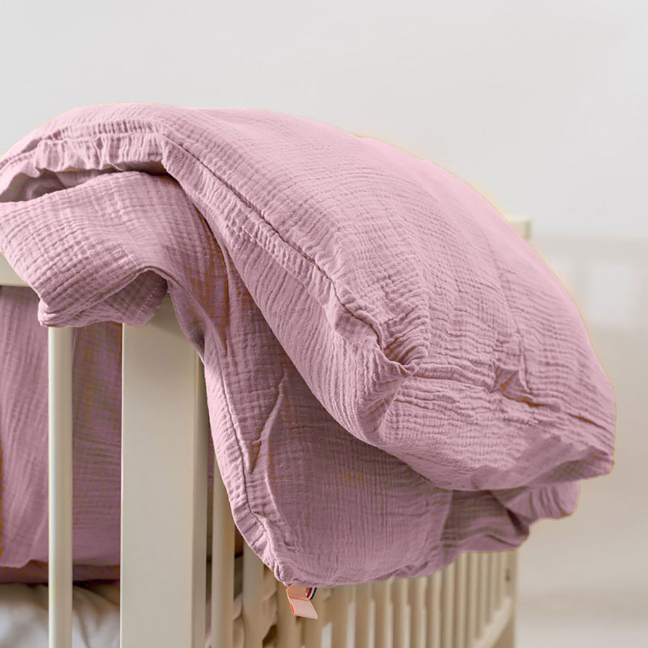 Papate Housse de Couette en Coton Bio rose - 100x140 cm