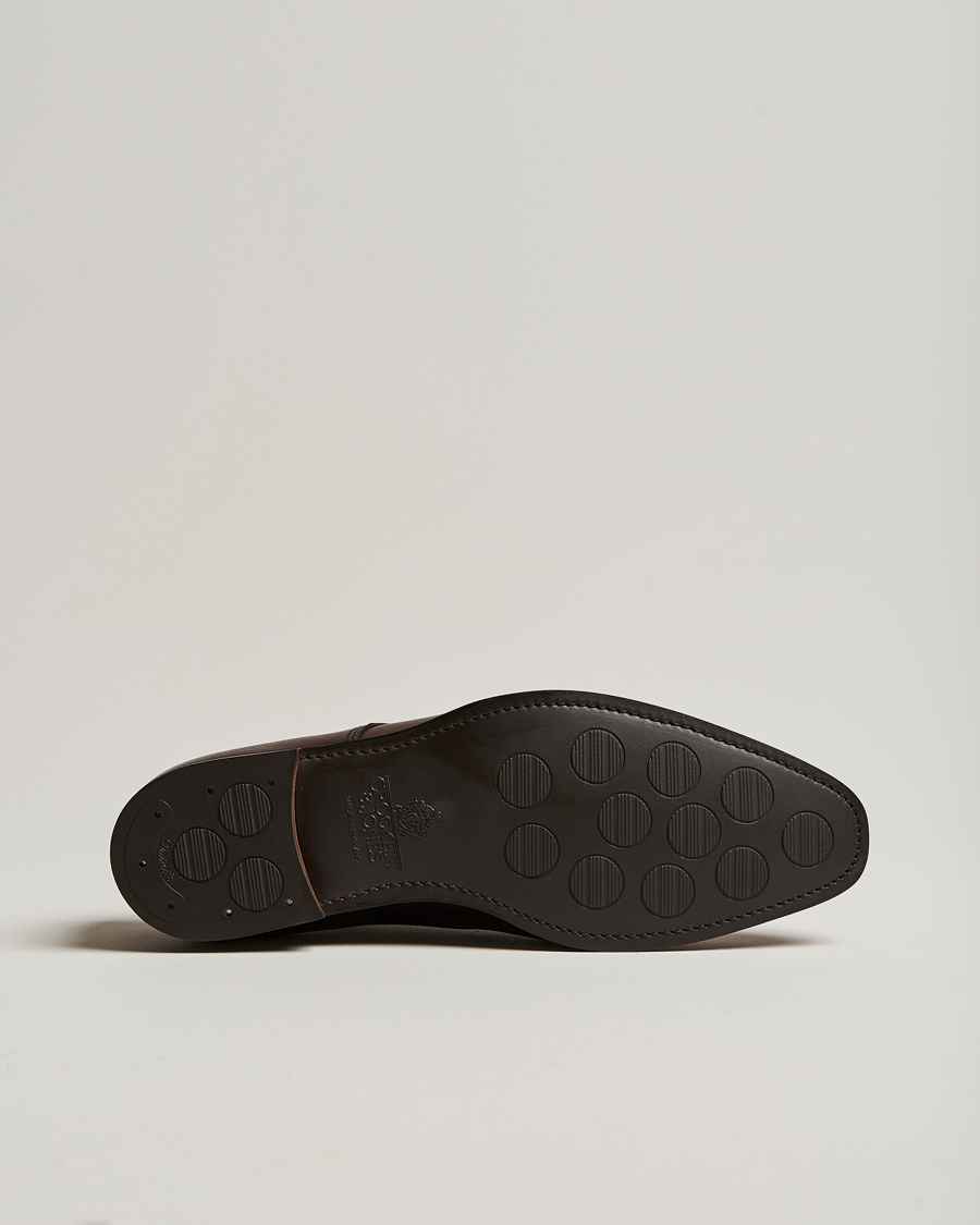 Crockett & Jones Lowndes Monkstrap City Sole Dark Brown Calf