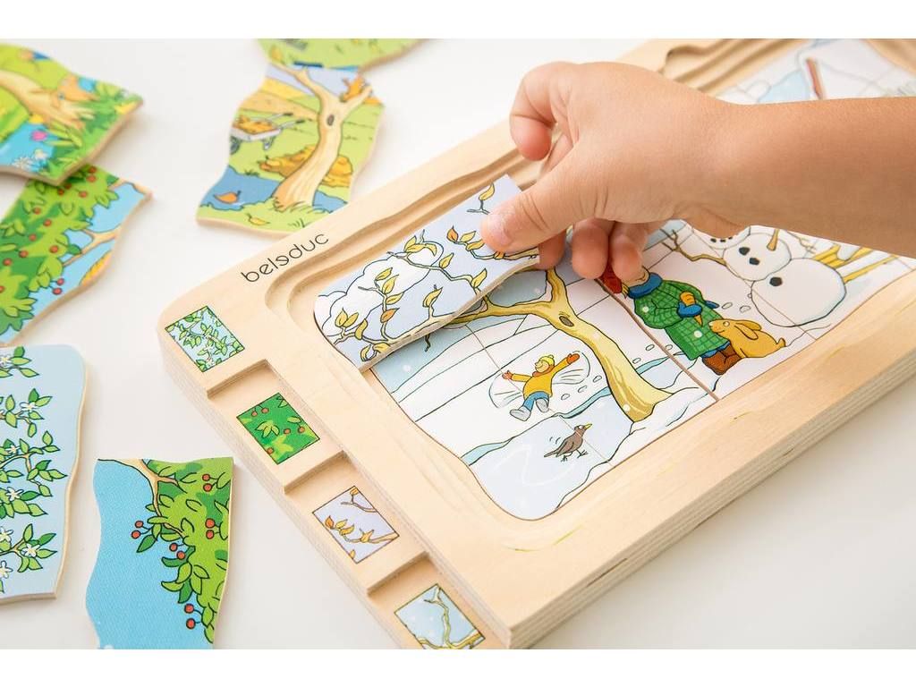 Beleduc Lagen-Puzzle 4 Jahreszeiten