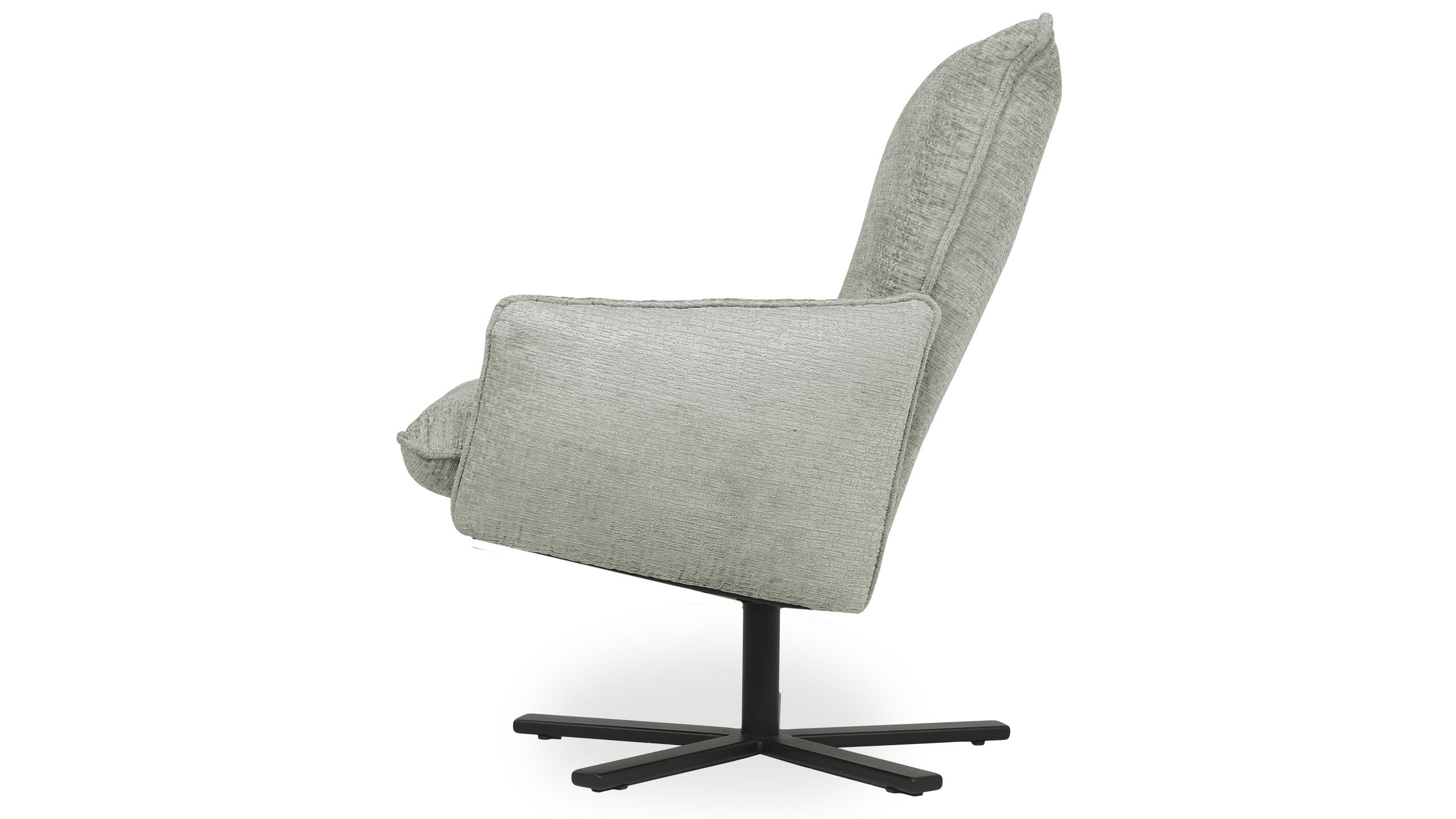 Draaifauteuil Emely B77 x D84 x H90 cm
