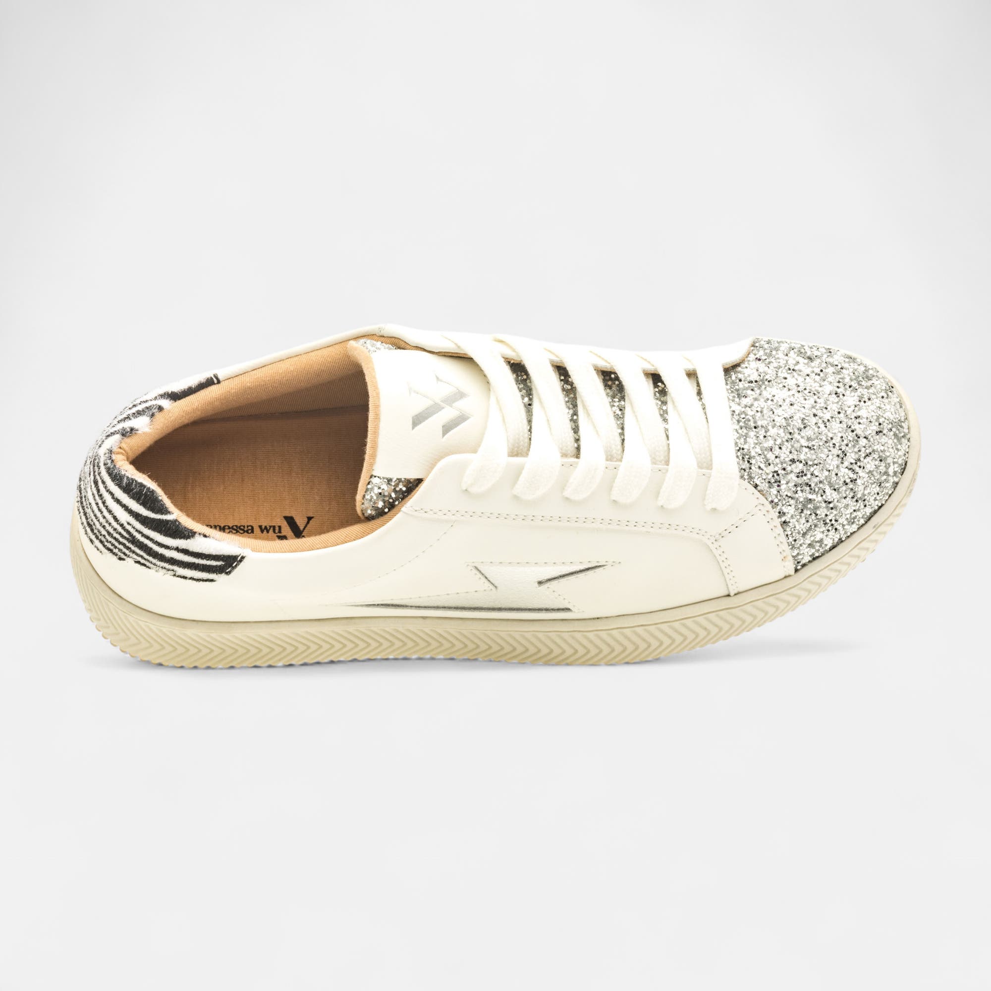 Baskets basses Femme argent