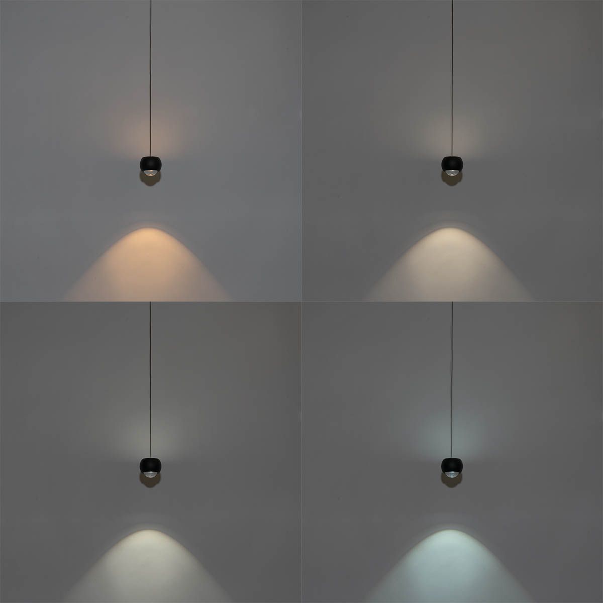 Moderne hanglamp zwart voor railsysteem 1-fase incl. LED - Magnetic Lance