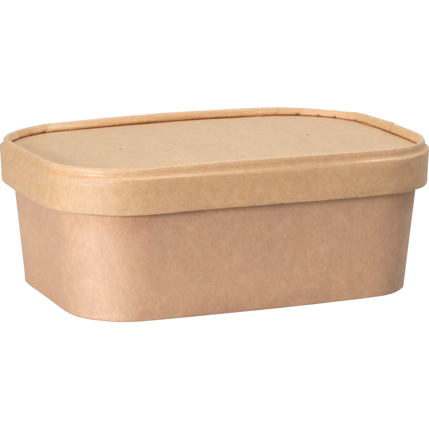 Depa Bak, Karton + PP, 750ml, maaltijdcontainer, 169x117x56mm, bruin