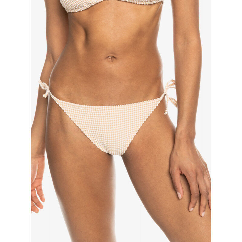 Gingham Cheeky Tie Side - Bas de bikini femme