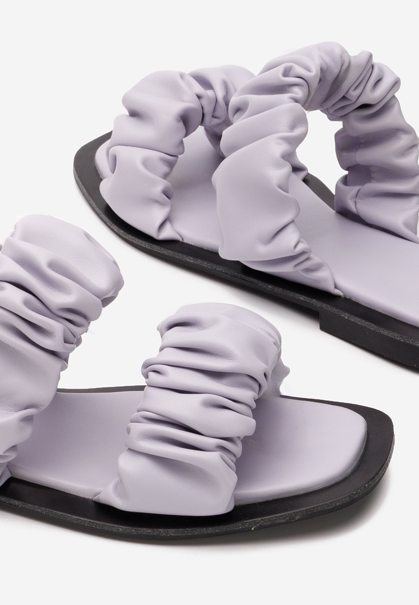 Mules femme mauves Meliena