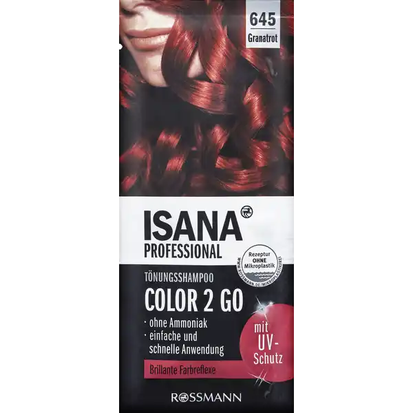 Tönungsshampoo Color2go 645 Granatrot