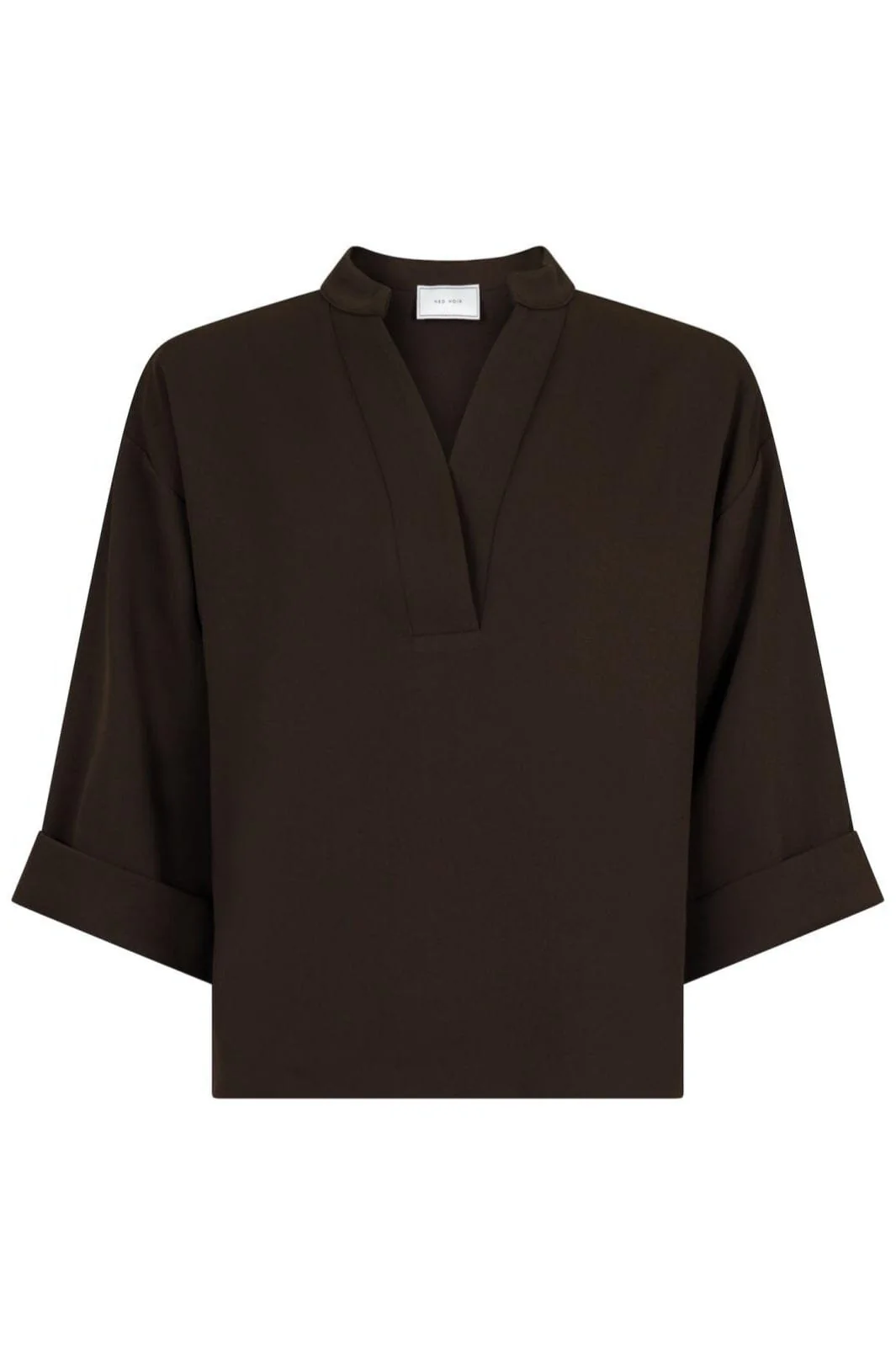 Neo Noir Luma Crepe Blouse brown