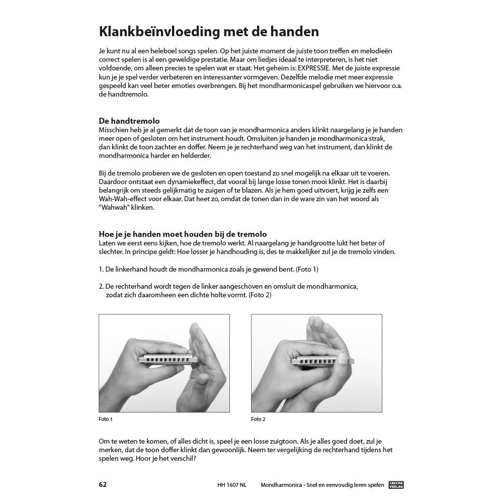 Cascha HH 1607 NL Mondharmonica - Snel en eenvoudig leren spelen