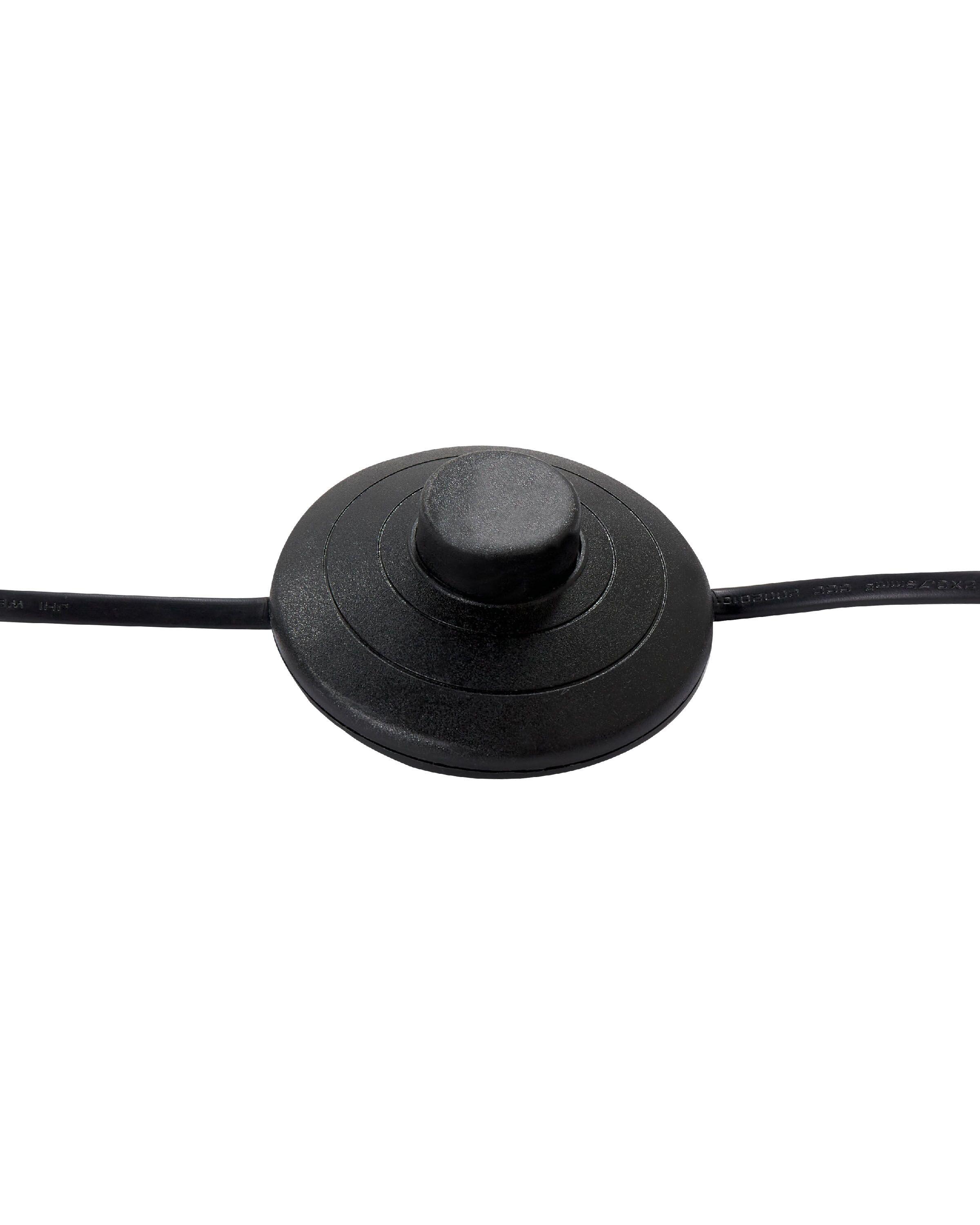 Staande lamp CAUDELO Metaal Zwart/wit