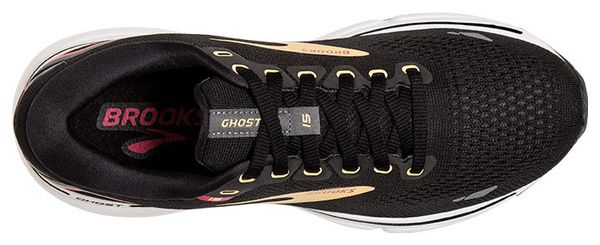 Chaussures Running Brooks Ghost 15 Noir Rose Femme