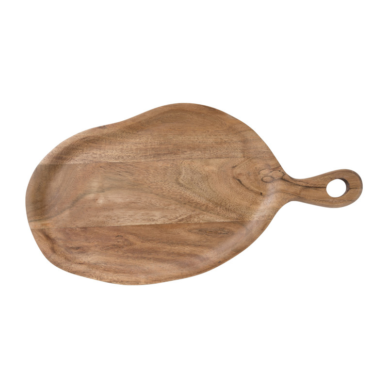 Borrelplank organisch - acaciahout - 40x20.5 cm