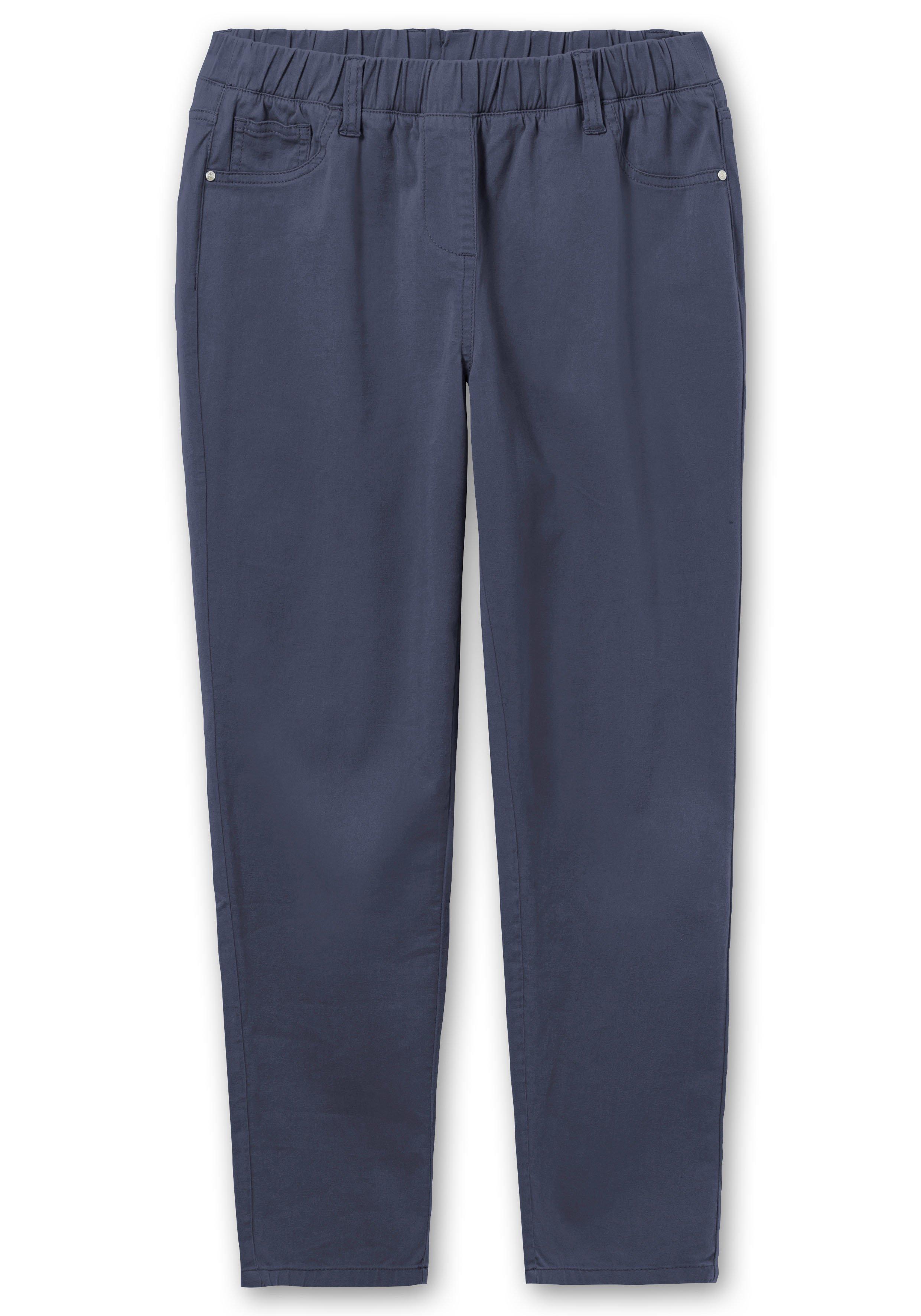 Twillhose mit Schlupfbund, in schmaler Beinform