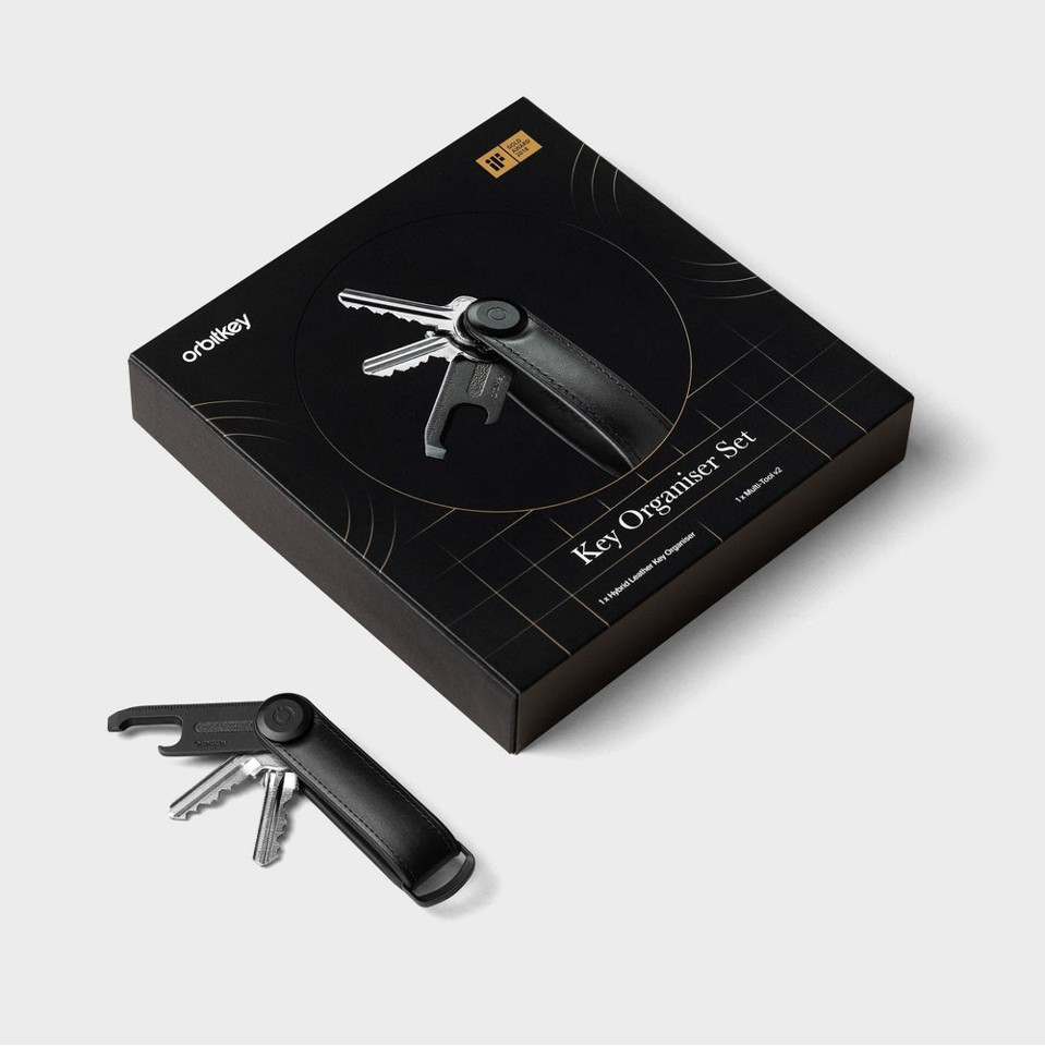 Orbitkey - Key Organiser Hybrid Leather + Multi-Tool v2 Set
