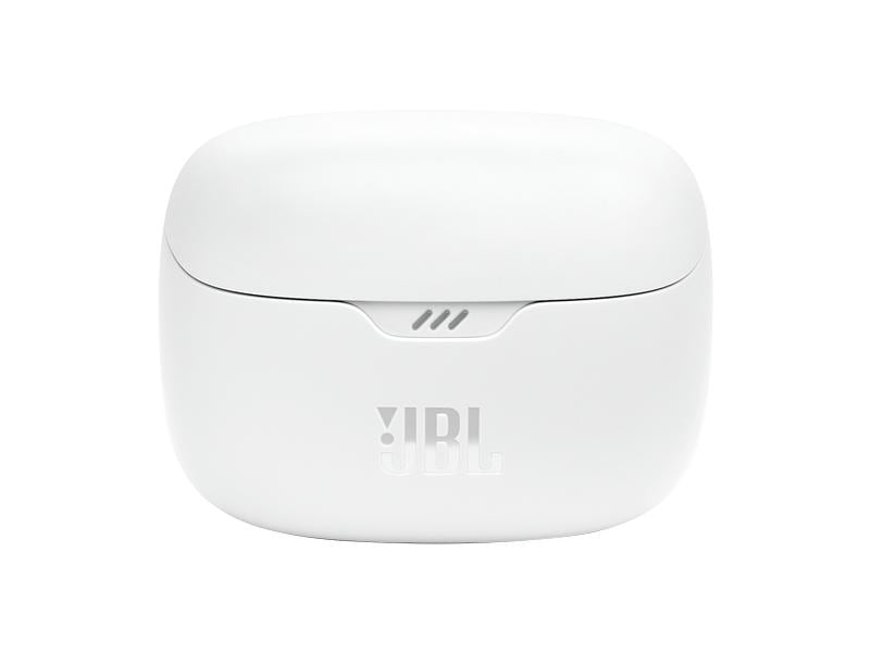 JBL True Wireless In-Ear-Kopfhörer Tune Beam Weiss In-Ear-Kopfhörer mit aktivem Noise-Cancelling mit Smart Ambient
