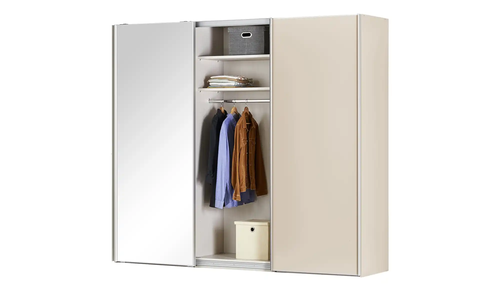 Schwebetürenschrank, 3-türig Duett