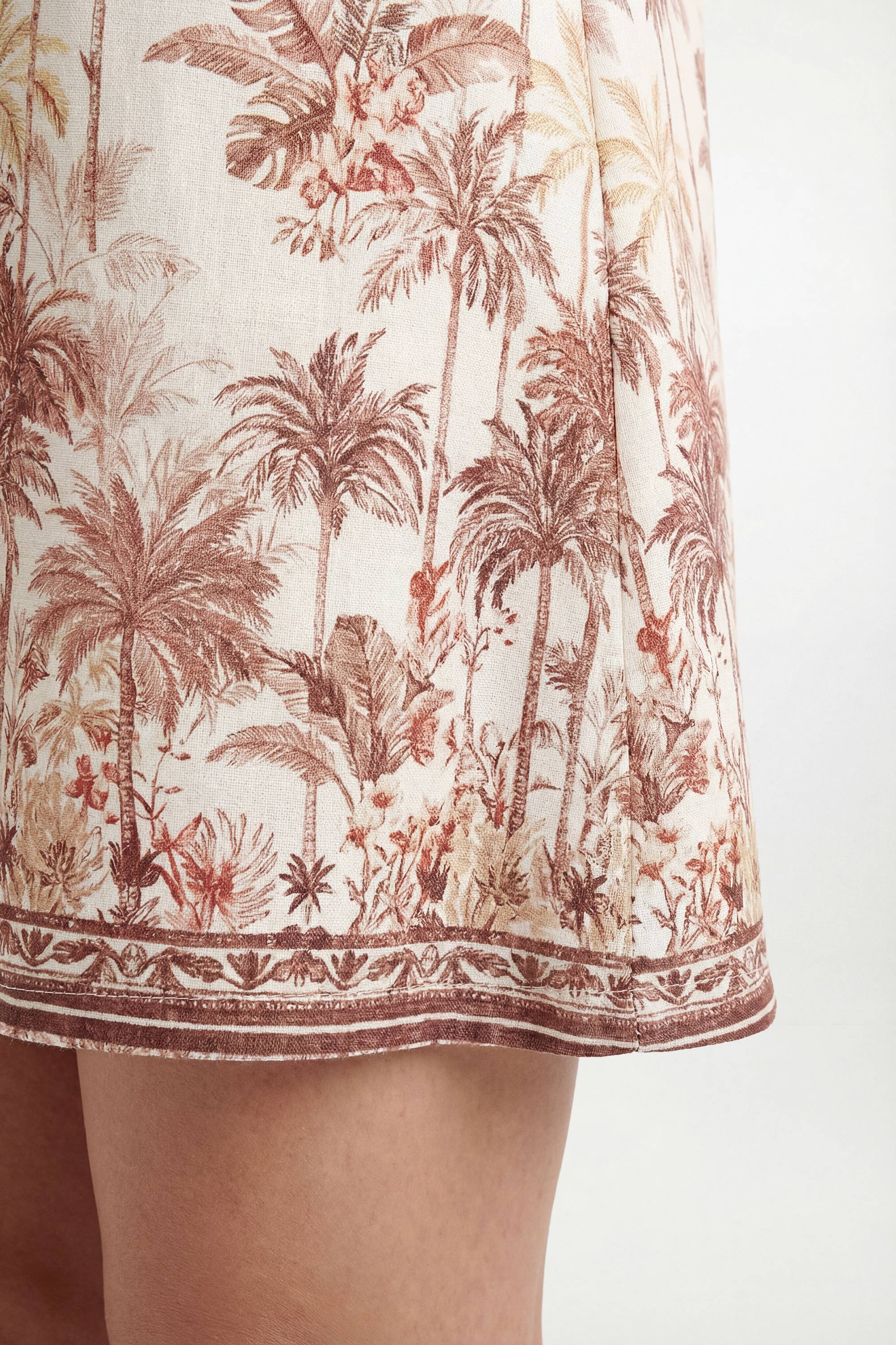 Wallis Robe Droite Tropicale D'été Petite
