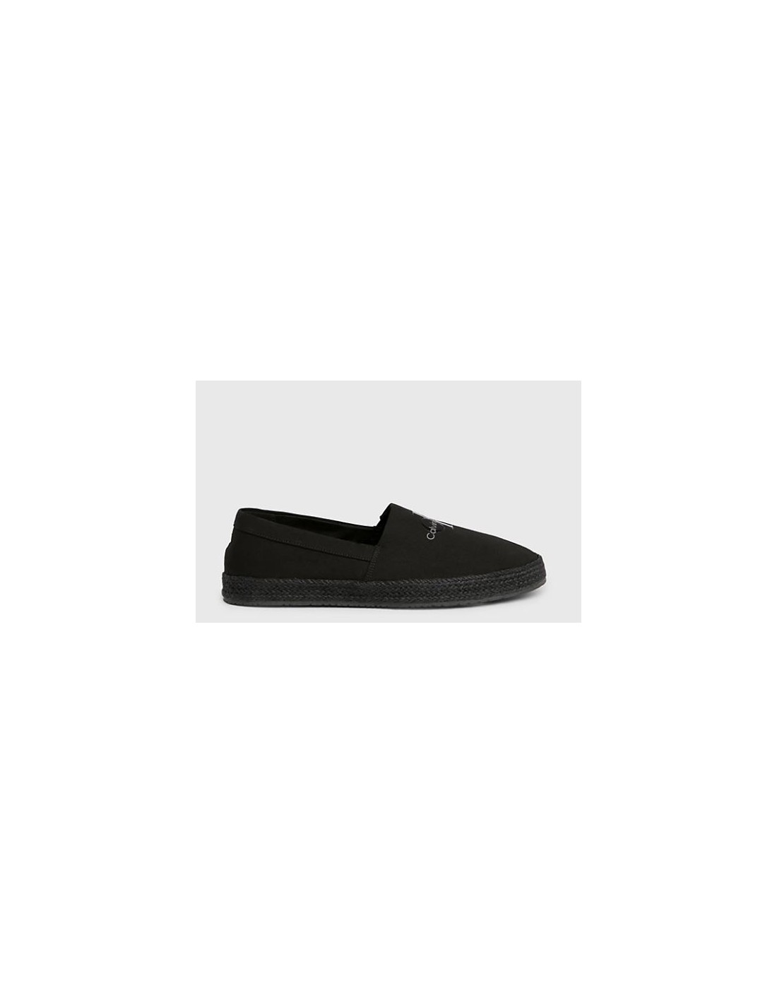 calvin klein Espadrille homme Slipon ML Noir Toile