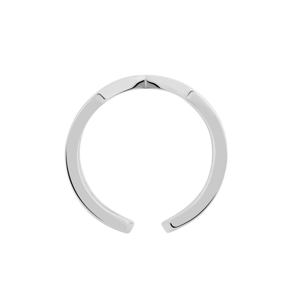 Bague Adelind Acier Blanc