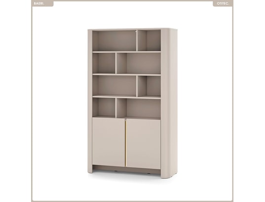 OTITEC - Bibliothèque - l.103 x h.170 x p.39 cm - baeri - cachemire