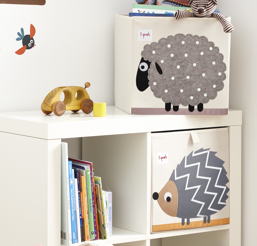 3 Sprouts - Storage Box - Beige Sheep