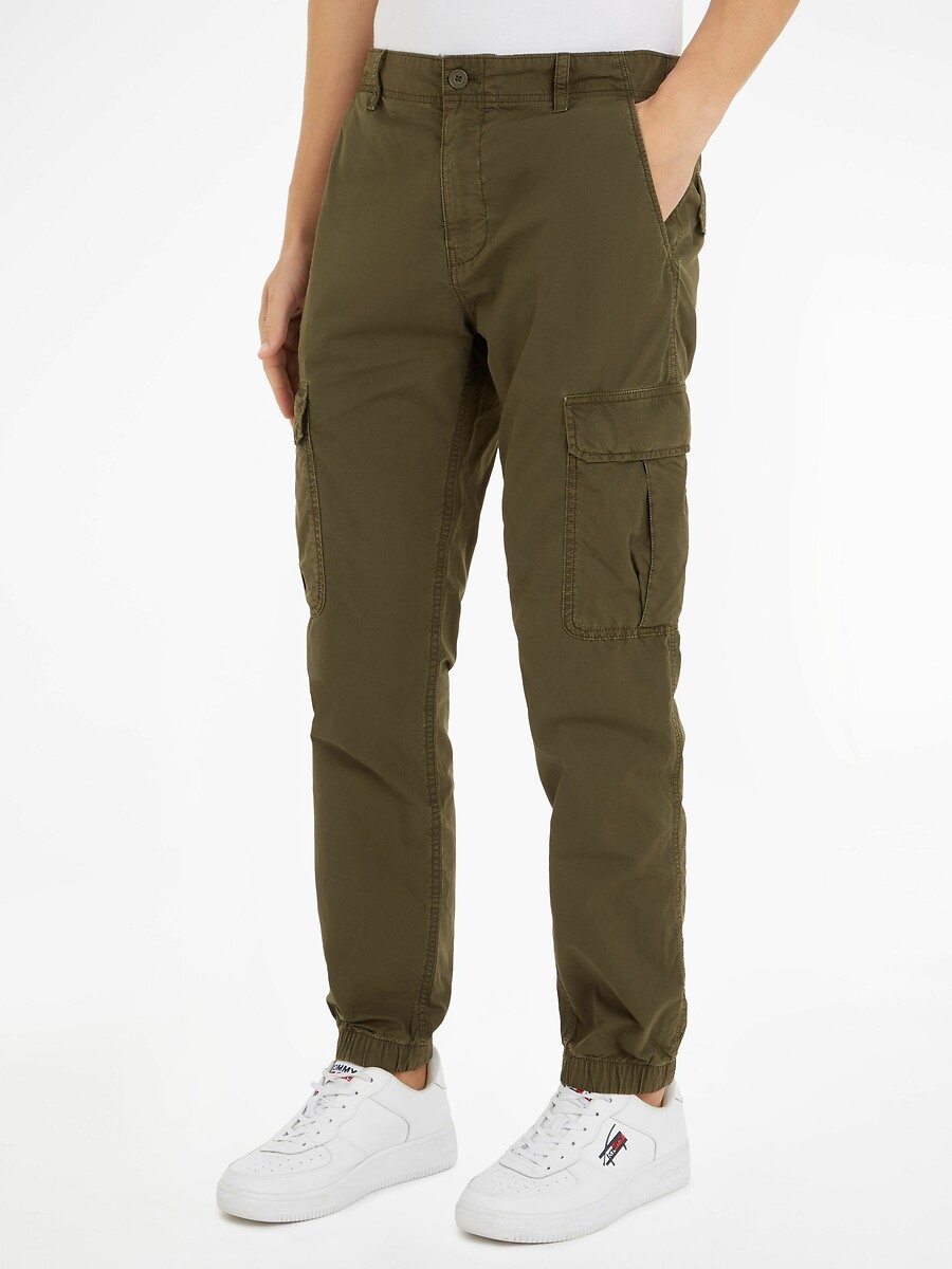 TOMMY JEANS<br>Calças cargo leves em tecido ripstop