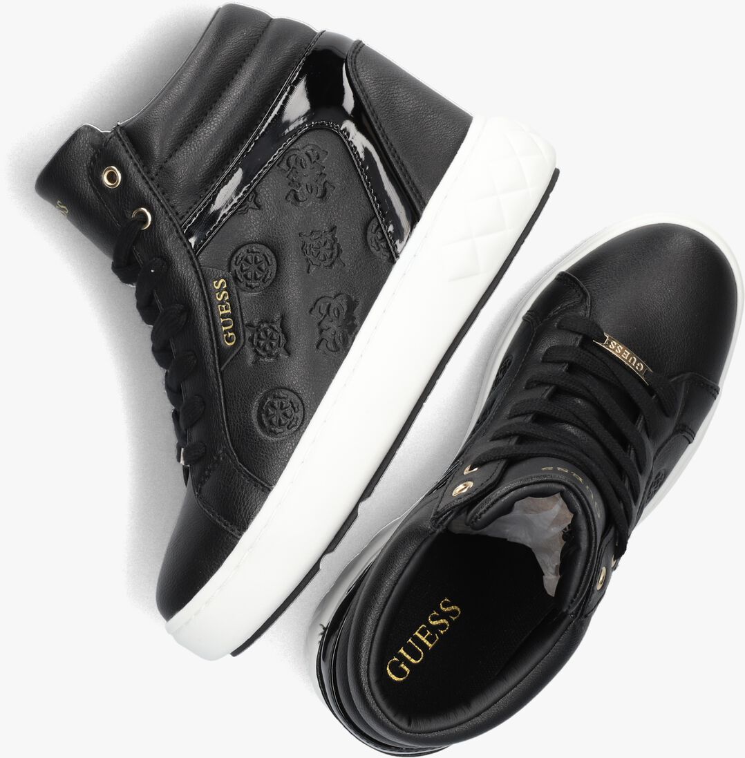 GUESS zwarte guess hoge sneaker roxana