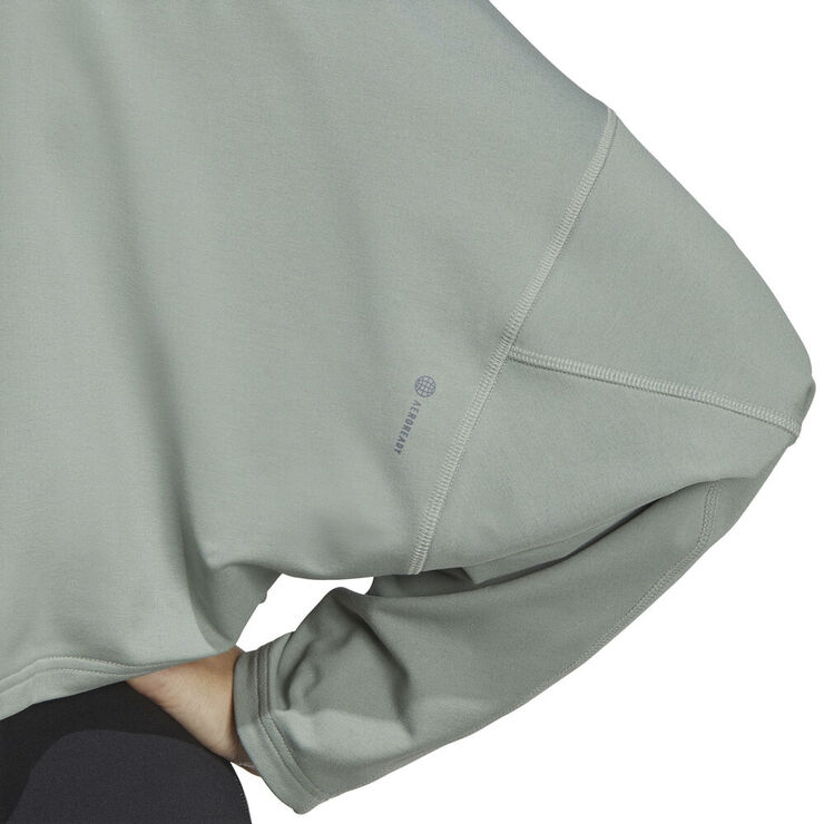 adidas Yoga Studio Crop sweatshirt Grøn