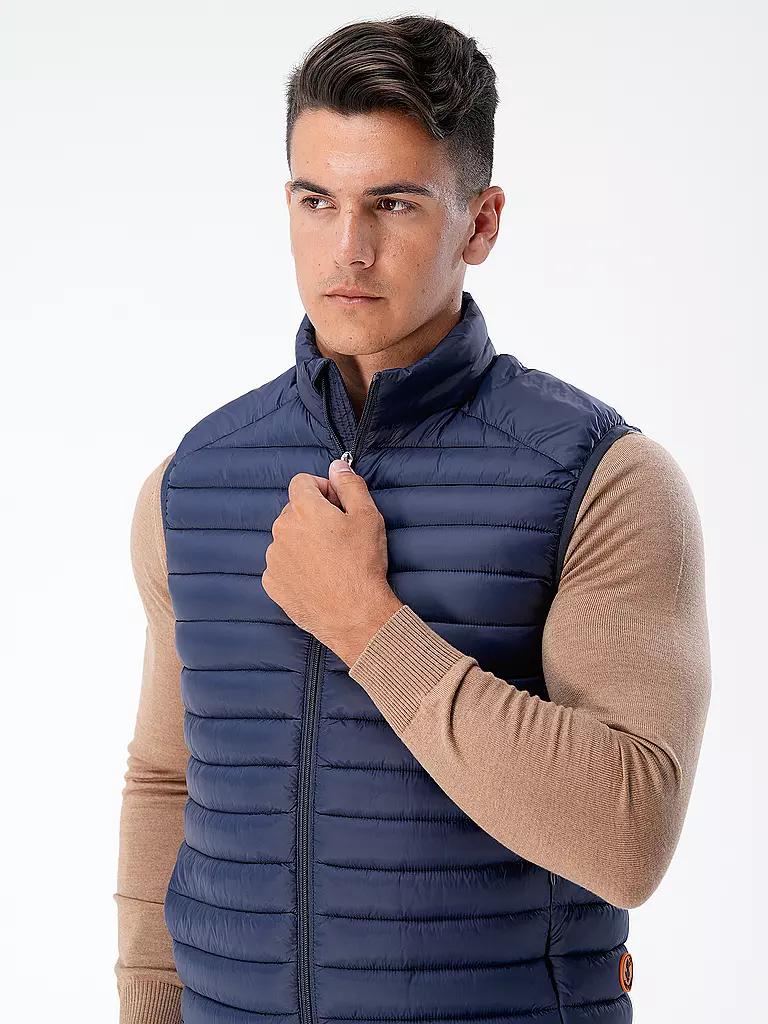 SAVE THE DUCK Steppgilet ADAM blau