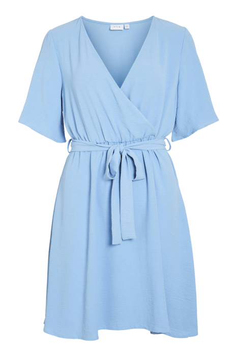 Vila blauwe dames jurk