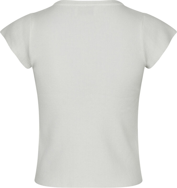 Neo Noir Tirra Knit Tee Off white