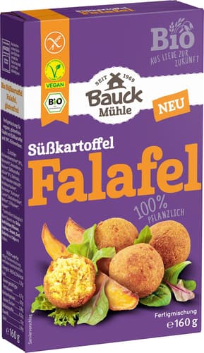 Bauck BIO Süßkartoffe Falafel glutenfrei
