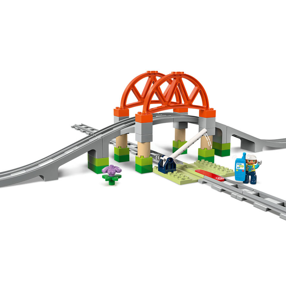 LEGO DUPLO treinbrug en rails uitbreidingsset 10426