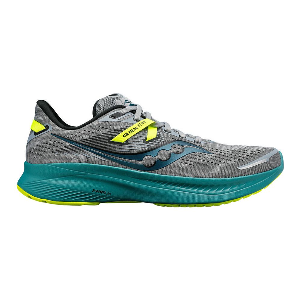 Saucony GUIDE 16 - Chaussures running Homme fossil/moss