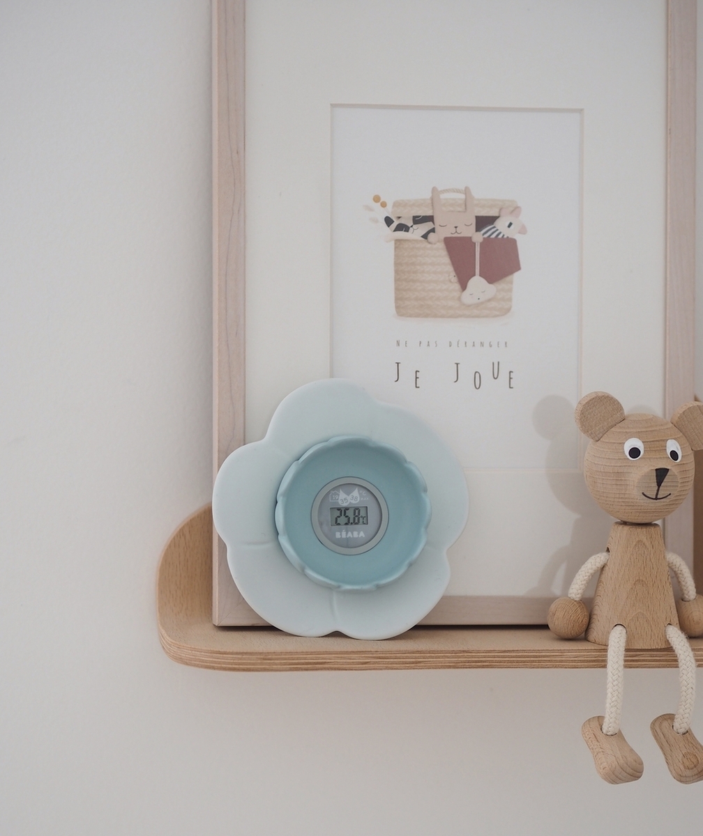 BEABATHERMOMÈTRE DE BAIN LOTUS BLEU