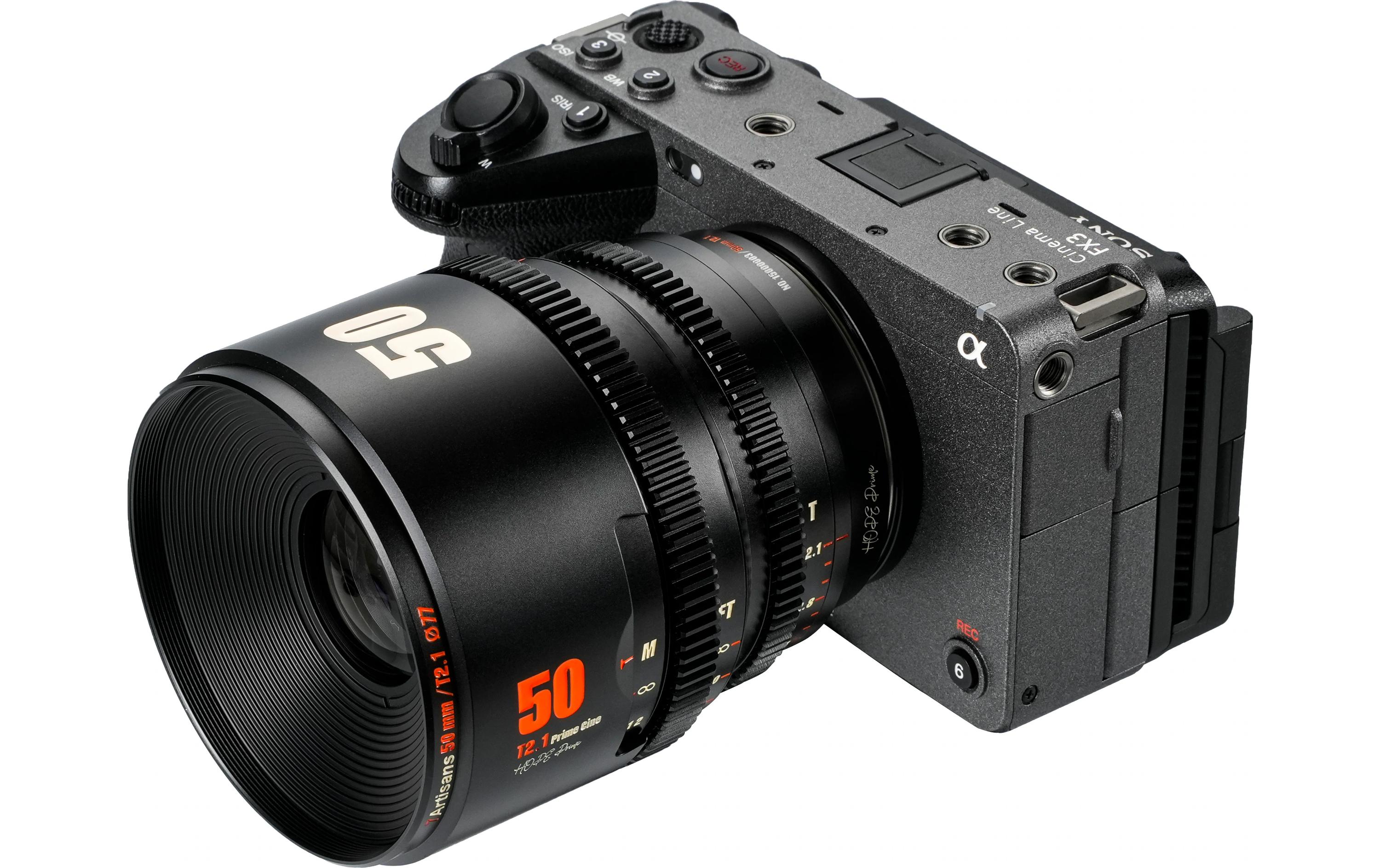 Festbrennweite 50mm T/2.1 – Sony E-Mount<br>Kompaktes, leichtes Objektiv für Kameras mit Super35-Sensoren